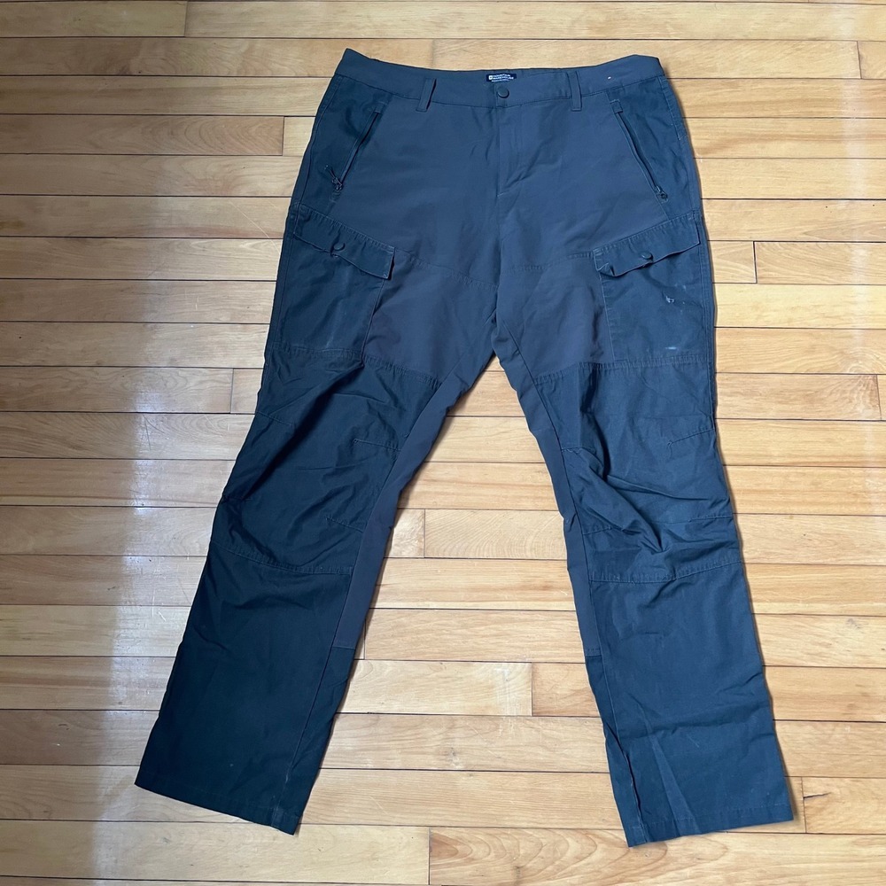 Mountain Warehouse Womens 12 Gray Cargo Hiking Pants Reinforced Utility Trekking